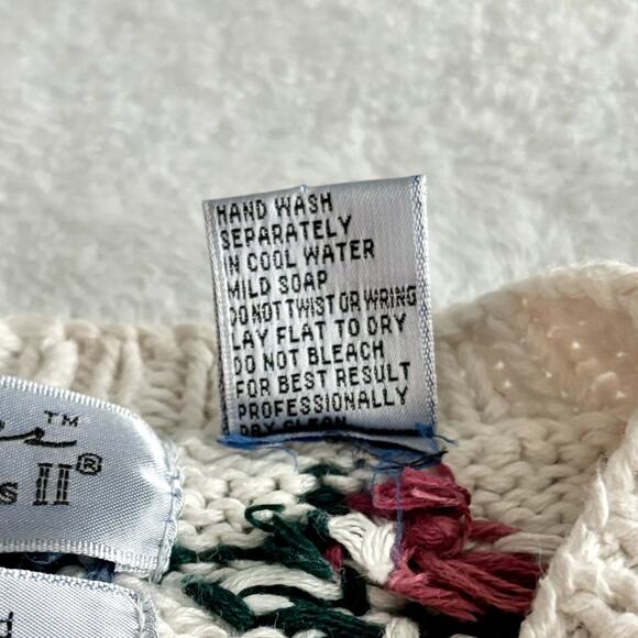 Vtg Signatures by Northern Isles II Sweater Ladies 3X Grandma Countrycore Chunky - Picture 4 of 9